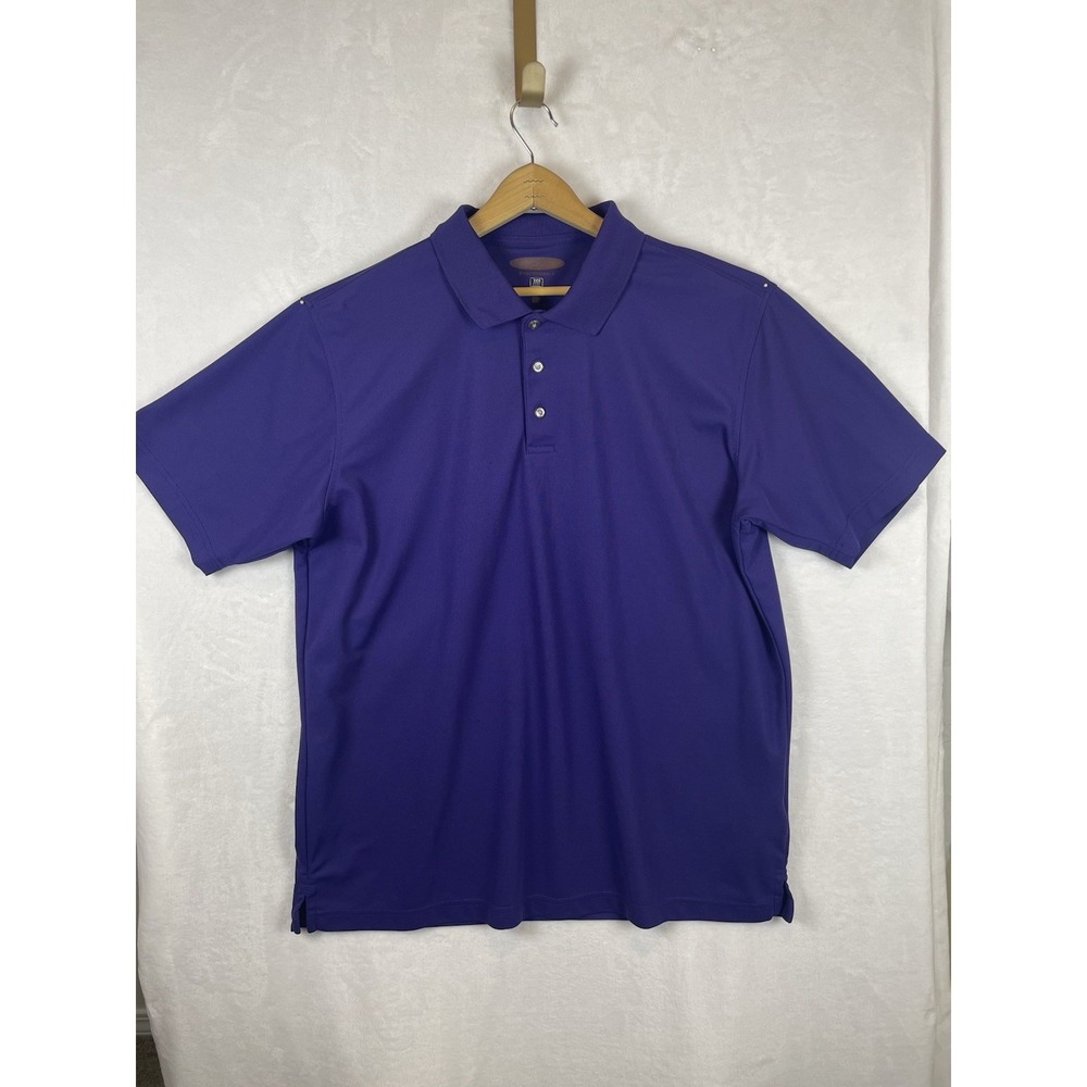 Performance Men's Pebble Beach Golf Polo Size‎ L Sporty Golf Athleisure Preppy
